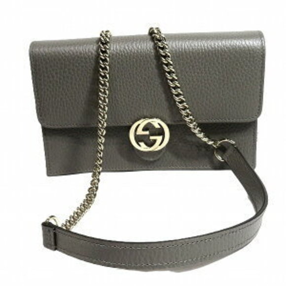 Gucci GG Wallet Long Chain Interlocking - Picture 1 of 8